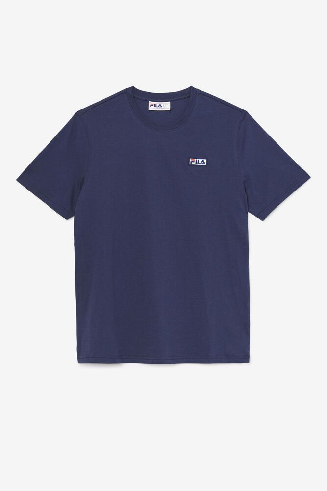 Fila Skylar T-Shirt Navy - Mens - 95038ANBS